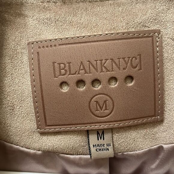 LAST ONE! Blank NYC Faux Suede Moto Jacket - Picture 4 of 5